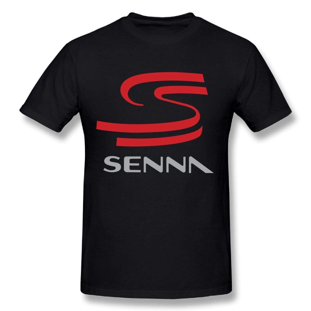 Nest Ayrton Senna Logo Men's Short Sleeve Shirts T Shirts Tees