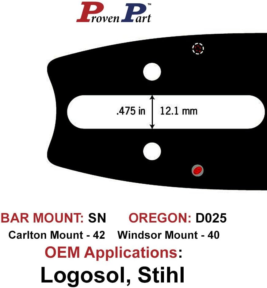 Proven Part 20" Bar And Chain Fits 3003 008 6821 203VXLGD025 MS270 .325 .063 81DL
