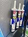 StealthMounts Caulk Tube Holder - 4 Pack | Caulk Tube Storage Rack Mount for Silicone/Mastic/Adhesive Tubes | Caulk Holder | Grease Tube Holder | Caulk Storage | Caulk Tube Storage | Made in The UK