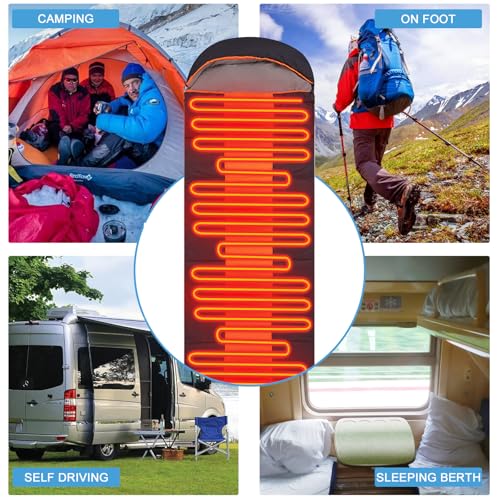 Sac de couchage de camping compact et imperméable conçu pour la grande randonnée
