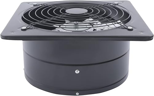 Miniatura 7 de Ventilador de escape industrial de 125 W, 12 pulgadas, ventilador de escape de baño, ventilador de ventilación de baño, silencioso, ventana de