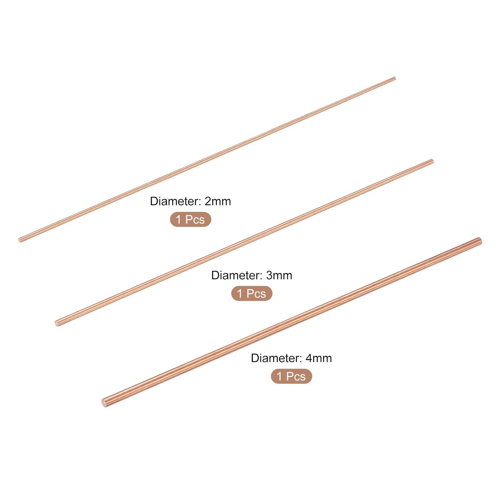 Sourcing Map 6mm Diameter 200mm Length Solid Copper Round Rod Lathe Bar Stock For Diy Craft Cnc Cutting - View #10