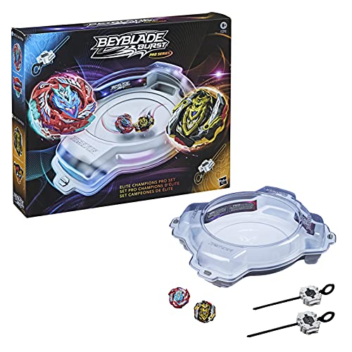 Beyblade Burst Pro Series Elite Champions Pro Set – Battle Spielset mit Beystadium-Arena, 2 Kreiseln und 2 Startern – Bild 5