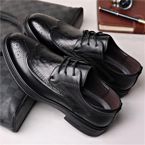 Oxford Lace Up Premium Leather Shoes for Men Formal Office Business Wear2