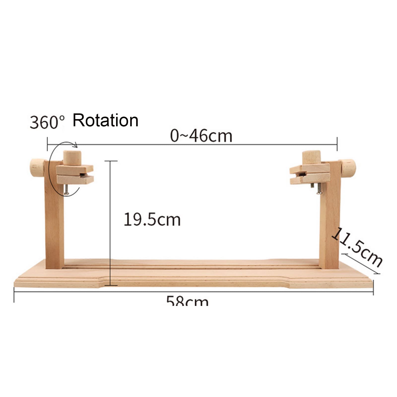 Este Soporte Ajustable para aro de Bordado Giratorio para Punto de Cruz, Soporte para Regazo, Kit de Bordado Giratorio de 360 Grados para Escritorio, Marco para Regazo