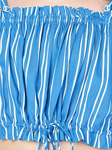 Image of Naughty Ninos Girl's Rayon Striped Clothing Set