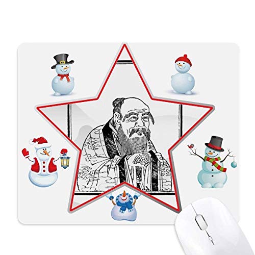 Tapis de souris motif Lao Tzu religion dao étoile chine