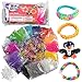 Loom Rubber Bands 4800 pc Refill Kit w 16 Unique Rainbow Colors (300 of Each) & 200 Clips- Works w All Rubber Band Jewelry Looms - DIY Gift for Girls Boys & Kids Bracelet Making Stocking Stuffer Craft