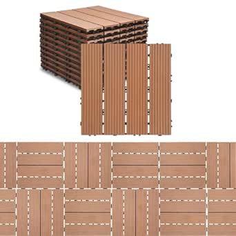 ML-Design - Composiet - Donkerbruine - Bruine - Tuintegels kopen