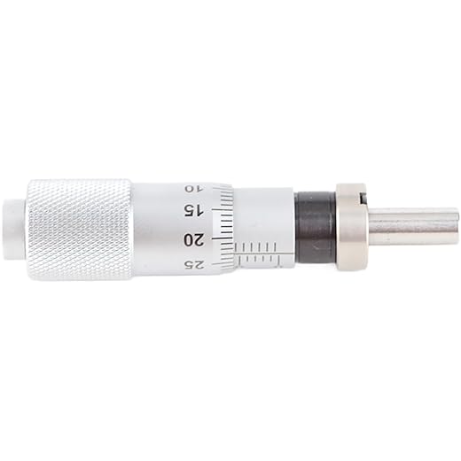 Inside Micrometer, 0-13mm Micrometer Flat/Ball Head for Fine-Tuning of Various Accuracy Instruments(Flat Head with Nut)