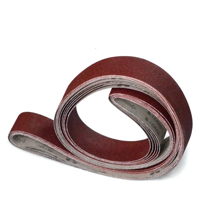 Nastri abrasivi abrasivi P36-240, 1800 x 50 mm, 5 pezzi, accessori per smerigliatrice da grana grossa a fine