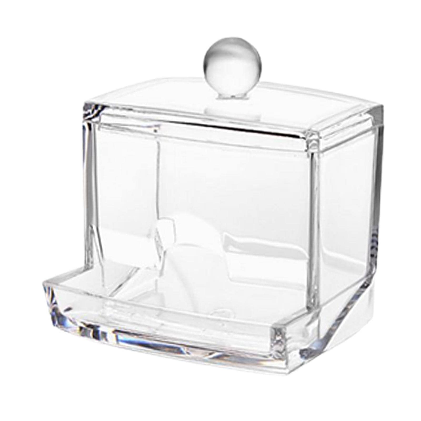 THE STYLE SUTRA® Cotton Swabs Storage Box Portable Transparent Empty Practical Organization | Makeup Kits | Makeup Kits for Women | Girls | Makeup Bag Pouch-image-26