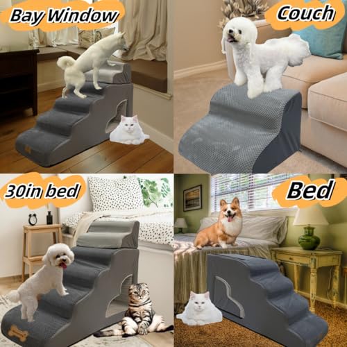 dog-stairs-for-small-dogs-to-30-inches-high-beds-6-step-dog-ramp-stair-for-18-36-inches-couch-bedpet-stairs-for-small-old-meduim-large-dogs-catsNon-Slip-balanced-6-tiers-ladder75-pounds-Studry-33D