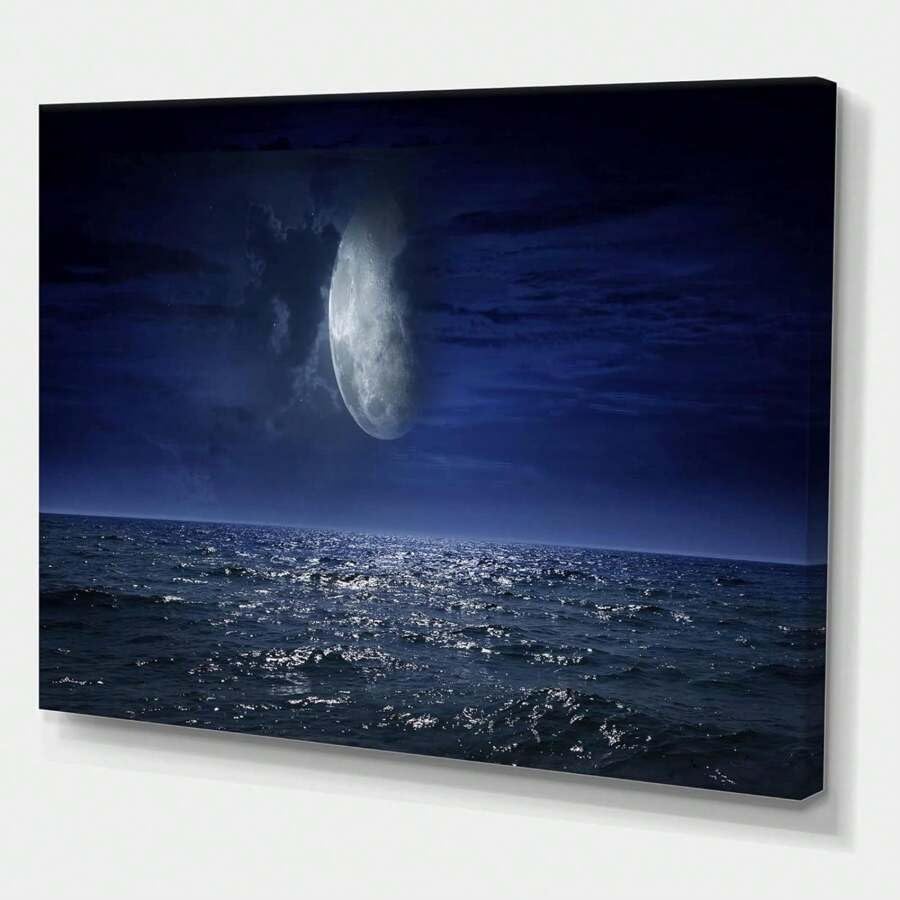 Peinture sur toile vagues tranquilles pour évader votre esprit chaque soir