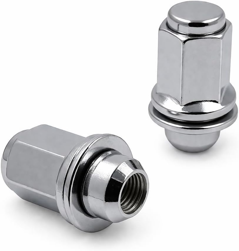 24 Mag Lug Nuts for 6 Lug Toyota Factory Alloy Wheels on Chevy Truck 14x1.5 Thread Size