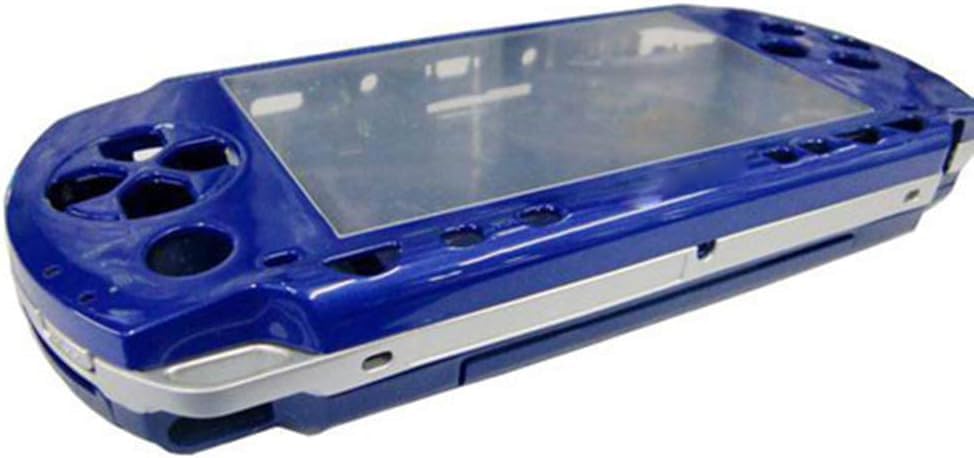 Replacement Full Housing Console Game Shell Case Cover for PSP 1000 Game Console (Blue) image 5