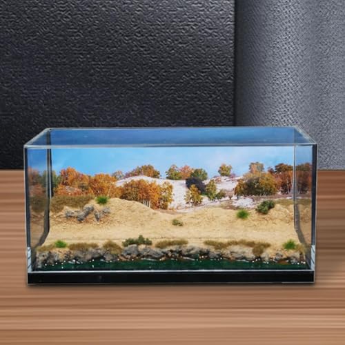 Escena desierto 1/64 con vitrina acrílica para diorama miniatura 5