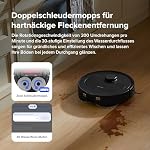 roborock QrevoS Saugroboter mit Saugleistung von 7000Pa, PreciSense® LiDAR Navigation, 45 dB(A) leises Trocknen (Schwarz) – Bild 5