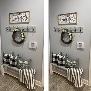 VAKADO Outdoor Farmhouse Buffalo Plaids Throw Pillow Covers 18×18 Set of 2 Black White Decorative Classroom Front Porch Classic Decor Retro Boho Cushion Cases Fall Home Rustic Check for Couch Patio