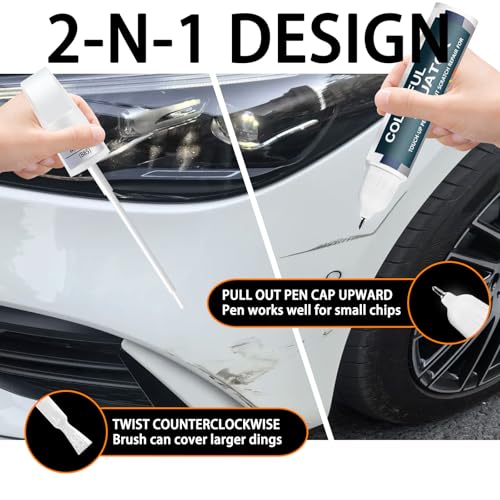 Image of Touch Up Paint Compatible with Dodge Ram /Mercedes-Benz, Car Paint Pen Scratch Repair Two-In-One Touch Up Paint, Premium Car Scratch Remover for Deep Scratches
