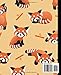 Composition Notebook: Adorable Red Panda & Bamboo Wide Ruled Paper Notebook Journal | Pretty Orange Wide Blank Lined Workbook for Teens Kids Students Girls for Home School College for Writing Notes.