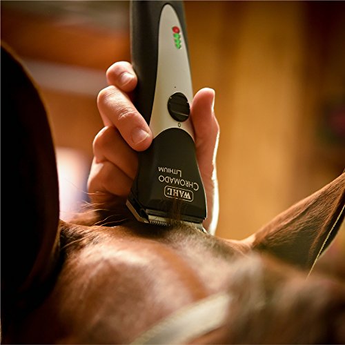 WAHL Professional Animal Chromado Lithium Pet, Dog, Cat, & Horse Corded/Cordless Clipper Kit, Black & Silver (#41871… - Image 5