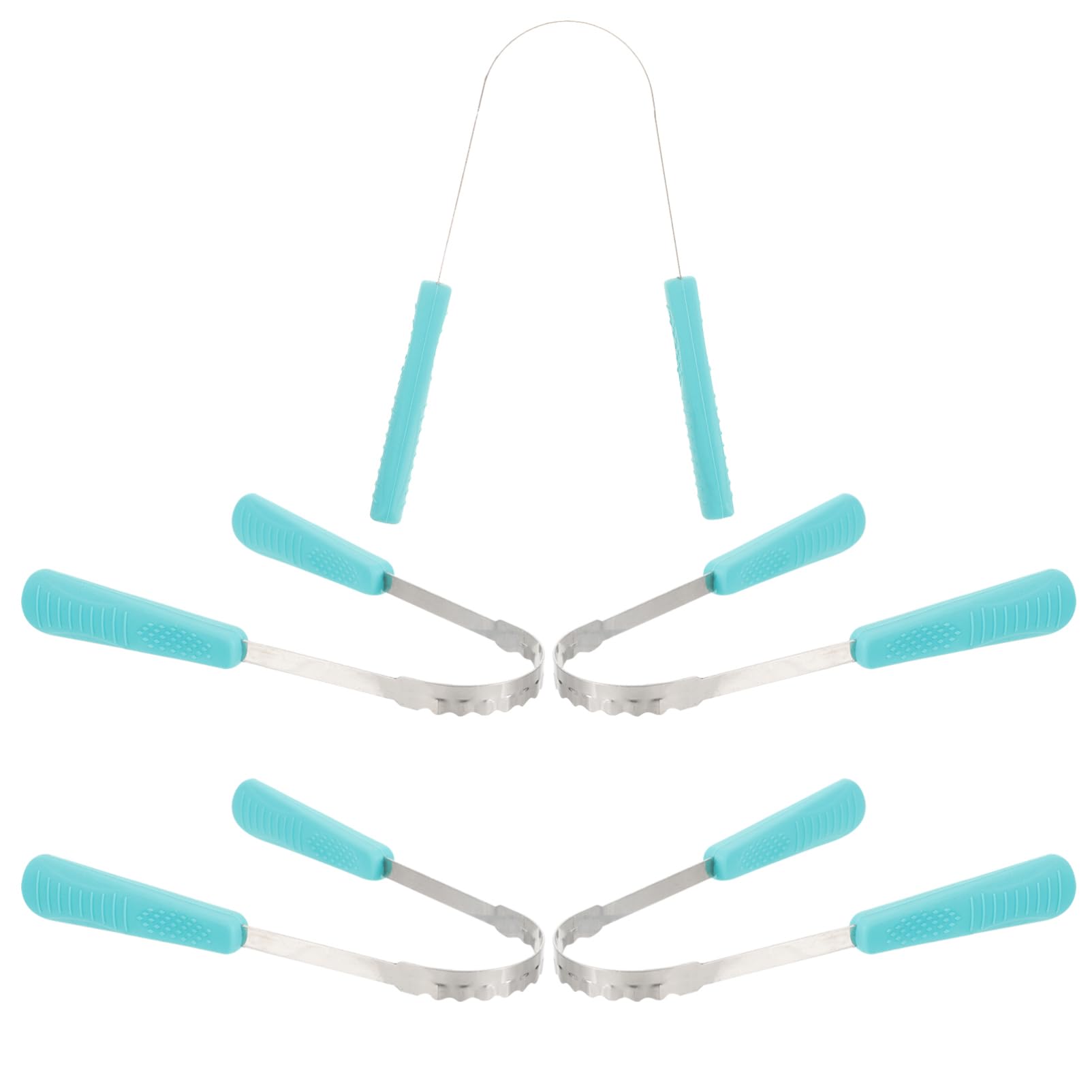 3 Set Raschietti Per Lingua Strumenti Per Della Lingua Con Ergonomico Rimuovi Uso 5 Pezzi * 3
