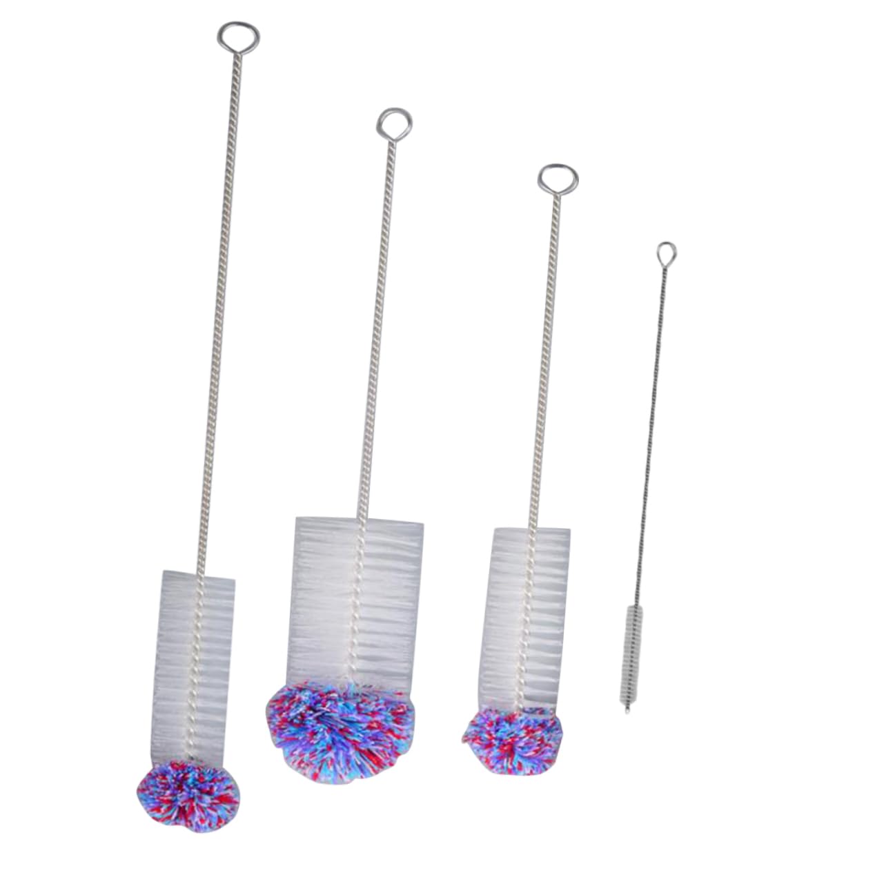 FRCOLOR 12pezzi Spazzole Per Bottiglie e Teiere Multifunzionali Per La Casa Facile Usare Bottiglie e Contenitori Dimensioni