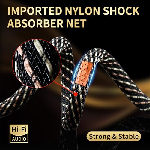 Cable de Audio AUX 3.5mm a 3.5mm 1 m Nylon miniatura 5
