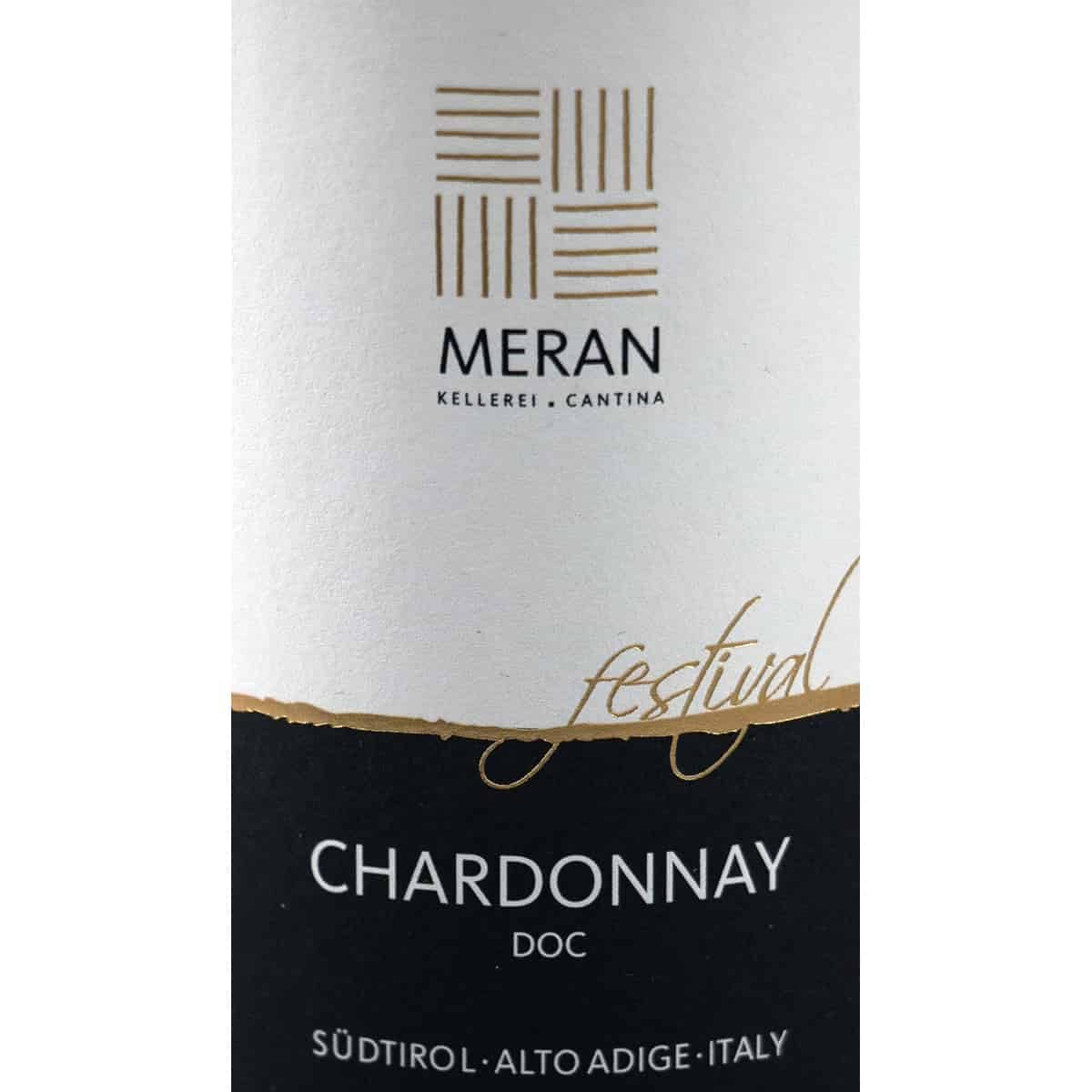 Chardonnay Festival Südtirol DOC 2025 - Kellerei Meran - 6×0,75L Weißwein | Frischcremige Textur, feine Frucht, dezente Würze, harmonischer Körper, sanfter Schmelz