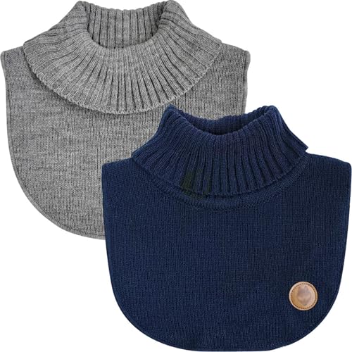 2PCS Winter Children's Neck Gaiter Scarf Collar Baby'sTurtleneck Warmer,kid's Neck Cover Warmer