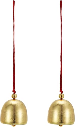 Vista 6 de PATIKIL 2 carillones de viento, campanas colgantes, campanas de templo, campanas retro para colgar al aire libre, metal chino, campanas de viento