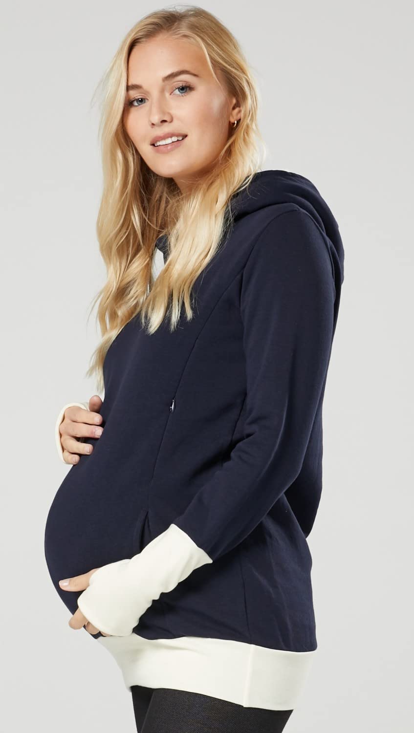 HAPPY MAMA Boutique Mujer Sudadera premamá de enfermería Sweeathirt Jumper 330