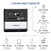 SUAOKI UPS Power Station, G1000 Portable Power Supply 1183Wh Silent Gas Free Generator LiFePO4 Battery Pack with 1000W (2000W Surge) AC Inverter, 60W Power Delivery USB C for Camping CPAP Power Outage
