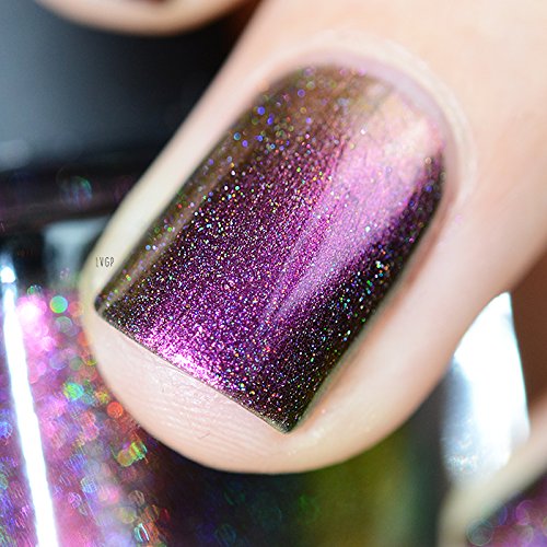 Miniatura 7 de ILNP Cameo (H) Esmalte de uñas holográfico ultra cromado rosa, morado, cobre, dorado y verde