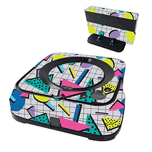 MIGHTY SKINS MightySkins Skin Compatible with iRobot Braava Jet m6 - Awesome 80s | , Durable, and Unique Vinyl Decal wrap Cover | Easy to Apply and Change Styles | Made in The USA