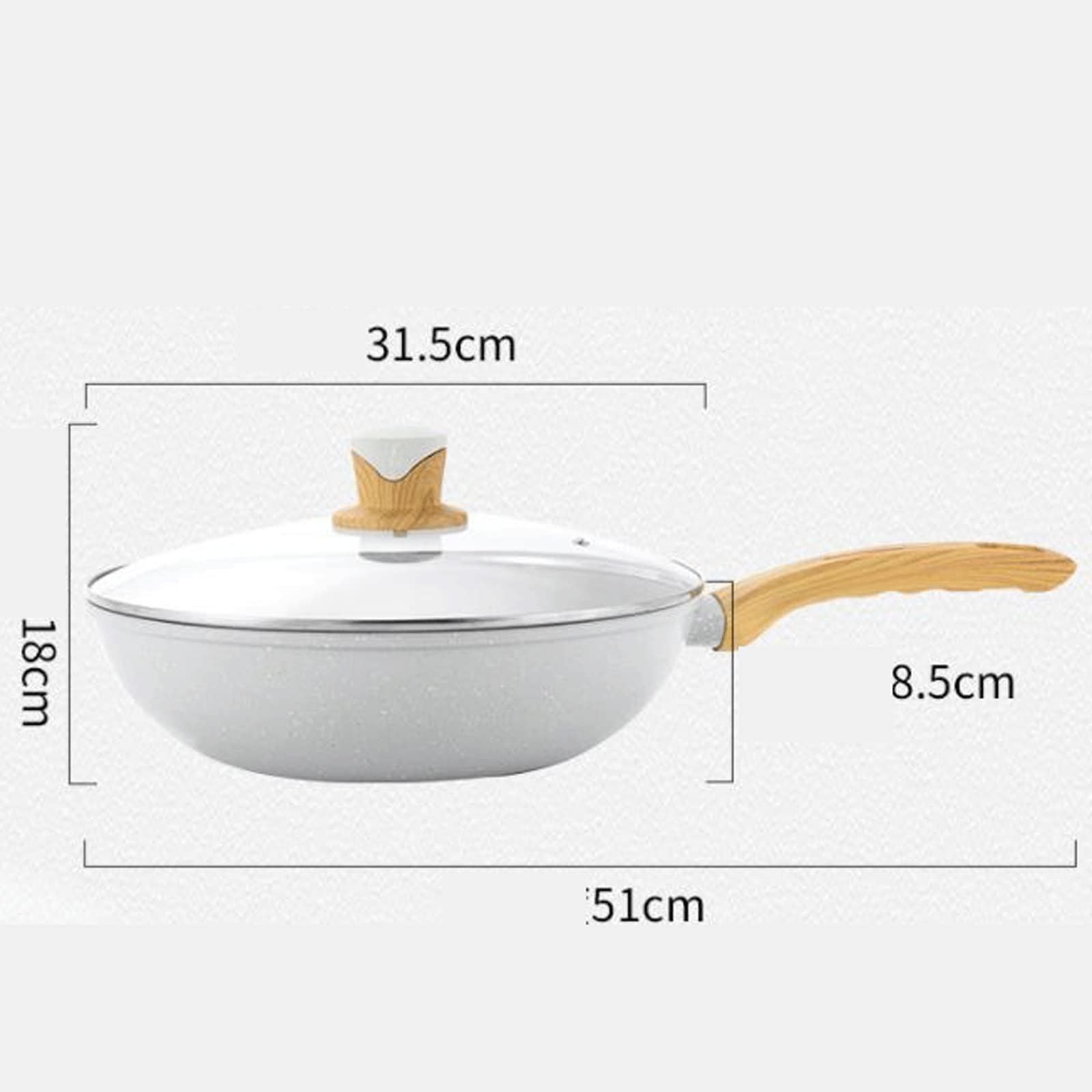 Garnek z powłoką zapobiegającą przywieraniu Patelnia do smażenia w domu Garnek z powłoką zapobiegającą przywieraniu Kuchenka indukcyjna Specjalny prezent dostarczony osobiście