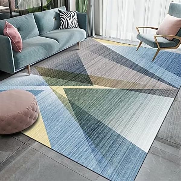 wasbare tapijten bont tapijten voor slaapkamer eetkamer rechthoekig blauw tapijt kantoor tapijt gemakkelijk te onderhouden tapijten voor woonkamer verkoop kleine tapijten 100x160CM 3ft 3.4"X5ft 3"