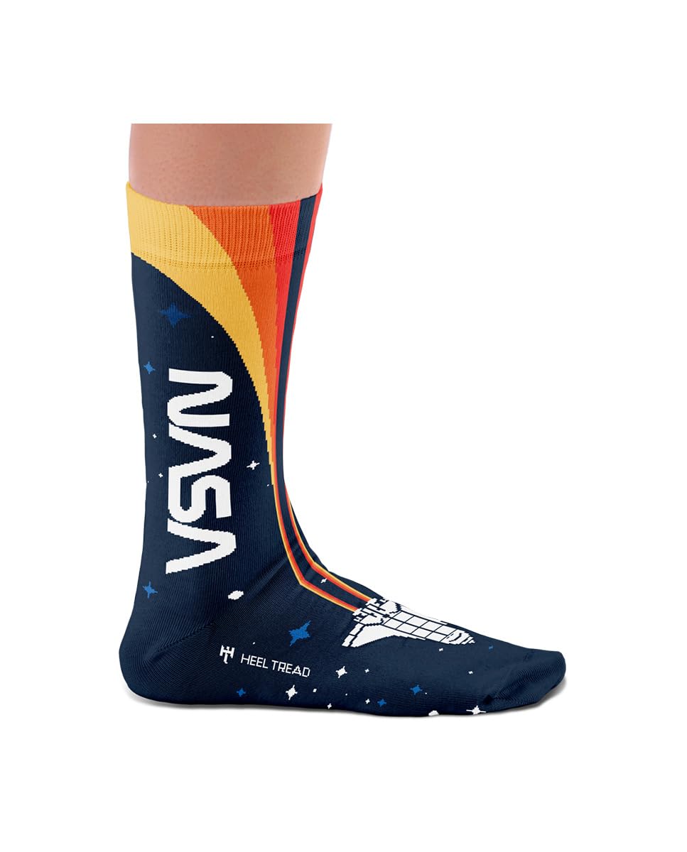 Sock Affairs Unisex Space Nasa Socks – Expedition, Discovery, Saturn V – Gifts For Enthusiasts, Cotton Socks, 2 Sizes, 4-7 And 7½-11½