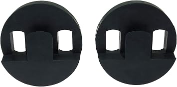 Cello Mute 2PCS Black Tourte Style Round Two Hole Cello Mute