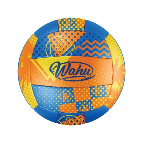 Wahu All-Purpose Ball Orange 6.5" Diameter - 100% Waterproof Neoprene Skin For Play At The Beach Or Pool - Use For Basketball, Volleyball, Water Polo, Soccer And More! #TOP2