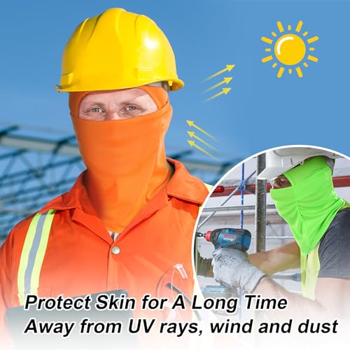 Image of WTACTFUL Summer Balaclava Face Mask Men, UPF50+ Breathable Sun Protection