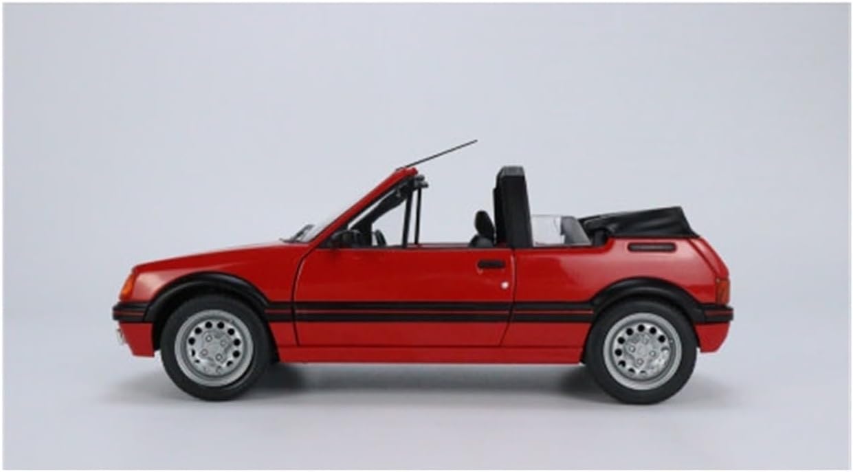1:18 for Peugeot 205 GTI MK1 1989 Miniature Model Cars Classic Vintage Collectible Enthusiasts Gift Red Vehicles