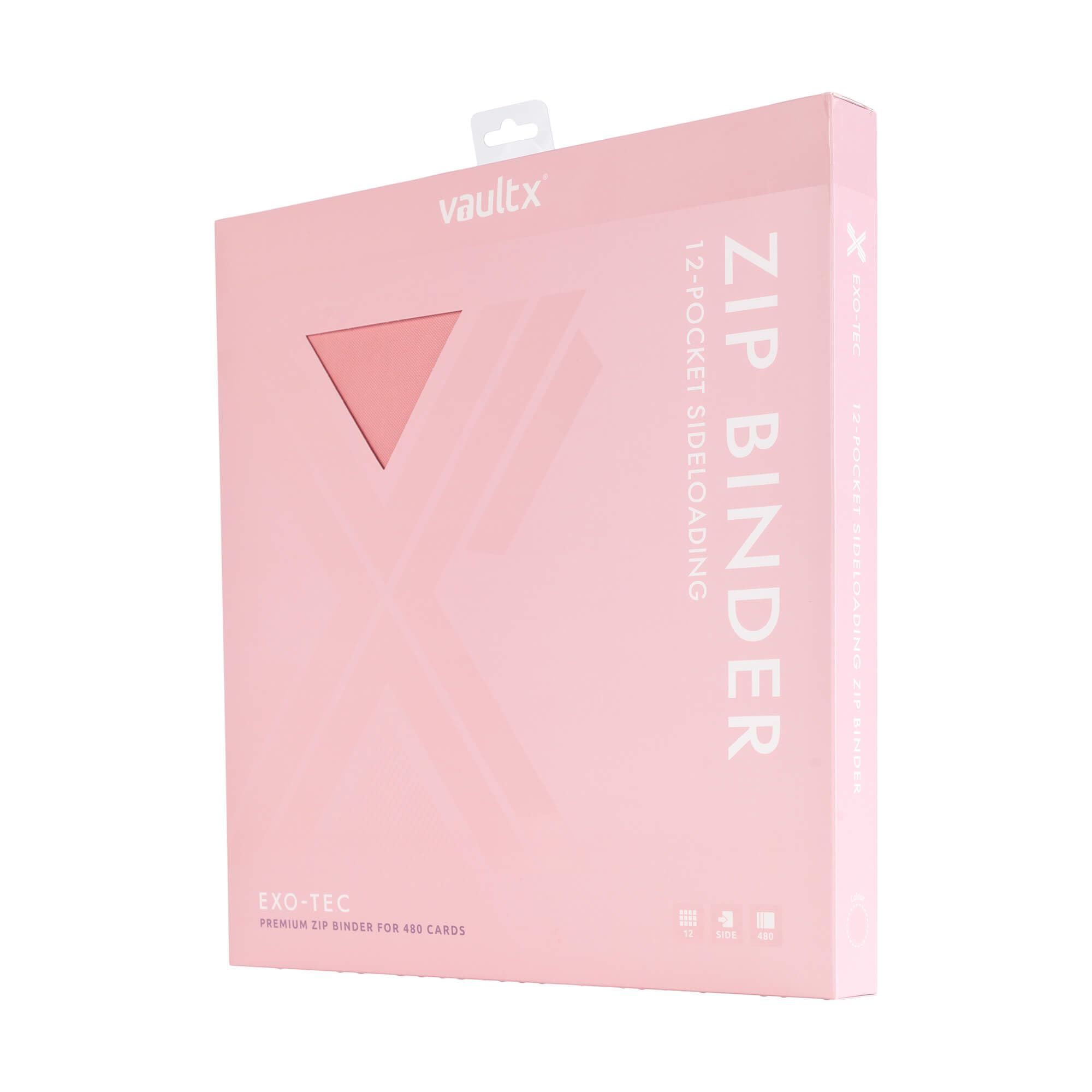 Vault X 12 Pocket Trading Card Zip Binder, 480 cards, Premium Exo-Tec Album Material, 20 Side-Loading Pages - Image 2