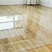 LLPEIJIE026 Teppich Läufer Durchsichtiger Vinyl-Kunststoff Stuhlmatten,Bodenschutzmatte Bürostuhlunterlage,Transparent Bodenmatte,Protektor für Hartböden,für Laminat,Parkett,Hartböden (100x150cm)