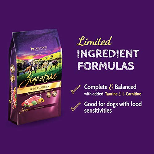 Zignature Goat Limited Ingredient Formula Dry Dog Food 4Lb #TOP1