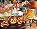 Pumpkin Carving Kit - Professional Heavy Duty Stainless Steel Tool Set, Includes 5 Carving Tools, Used As a Carving Knife for Pumpkin Halloween Decoration