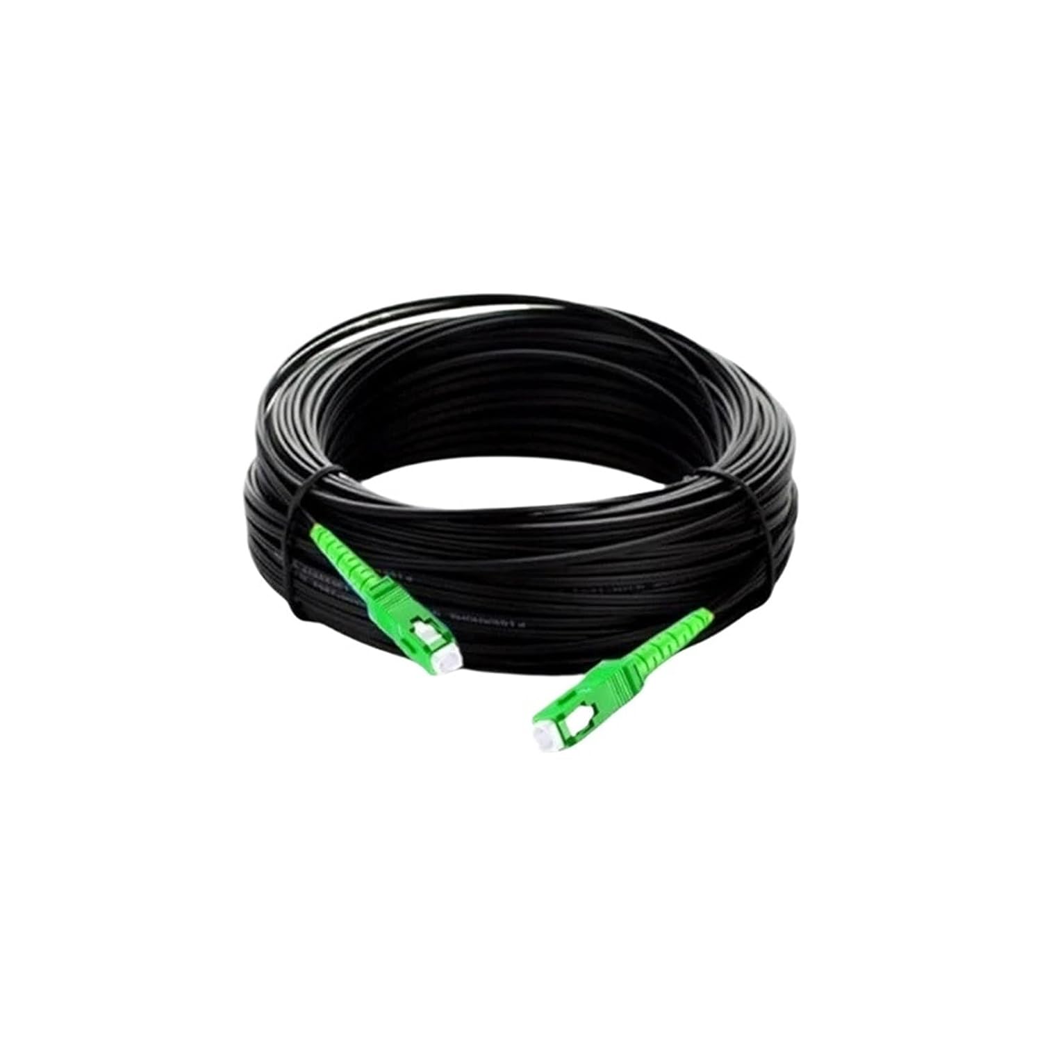 Fiber Optic Outdoor Drop Cable 1 core 3 Steel Patch Cord SC UPC Single Mode simplex 5.0 mm(SC APC 100m)