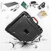 WELIDAY Waterproof Laptop Hard Case for 15.6-17.3 inch Gaming Laptops & Accessories - Heavy Duty Laptop Storage Case with Pull & Pluck Foam Layer (Black)