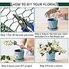 Floral Wire Netting, 4 x 118 Inch Mesh Netting with Plier, Protect Plant & Decorate Flower Arch, DIY Craft #2